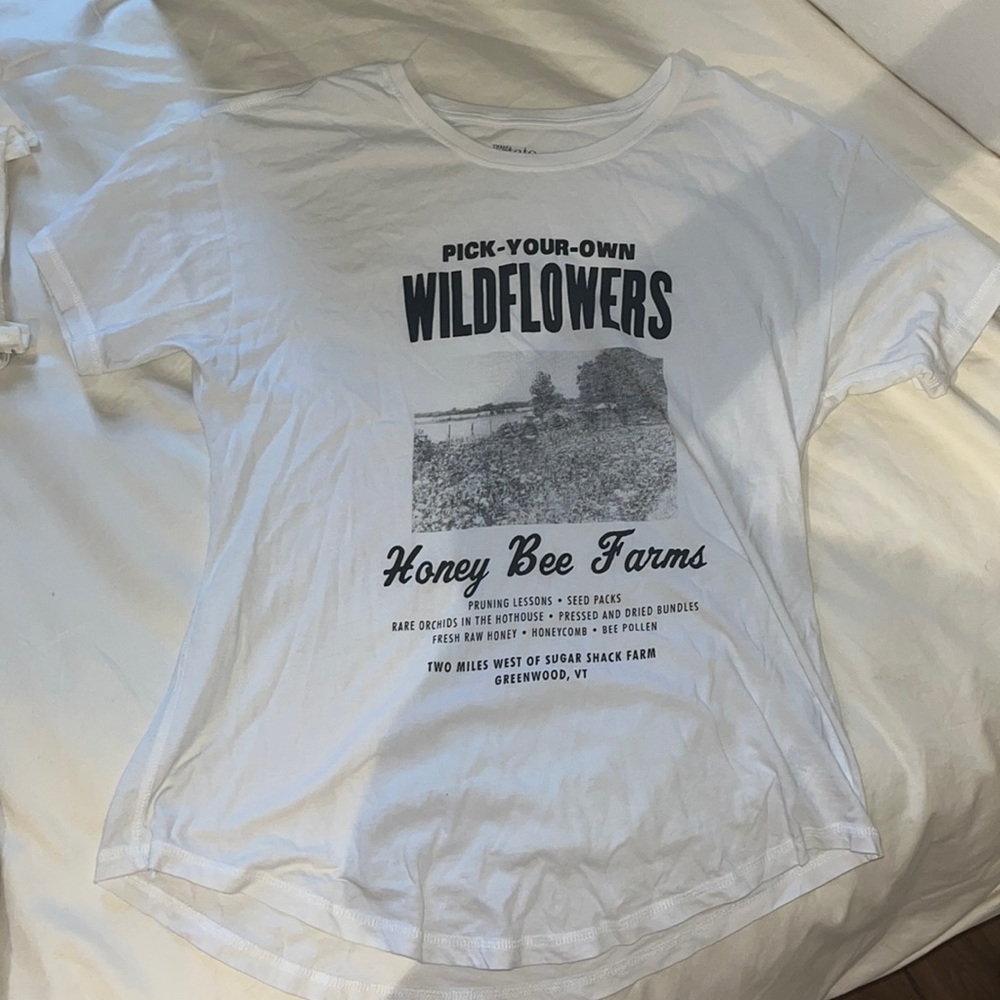 Anthropologie Wildflower Graphic Tee